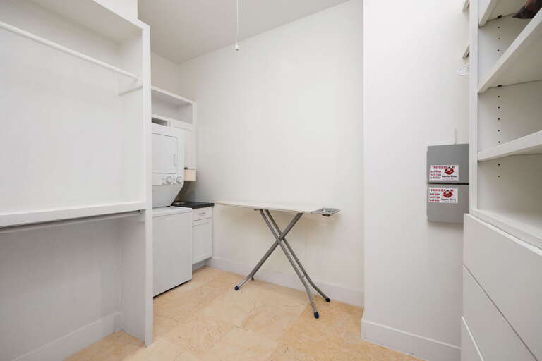 Large walk-in closet by the master bedroom