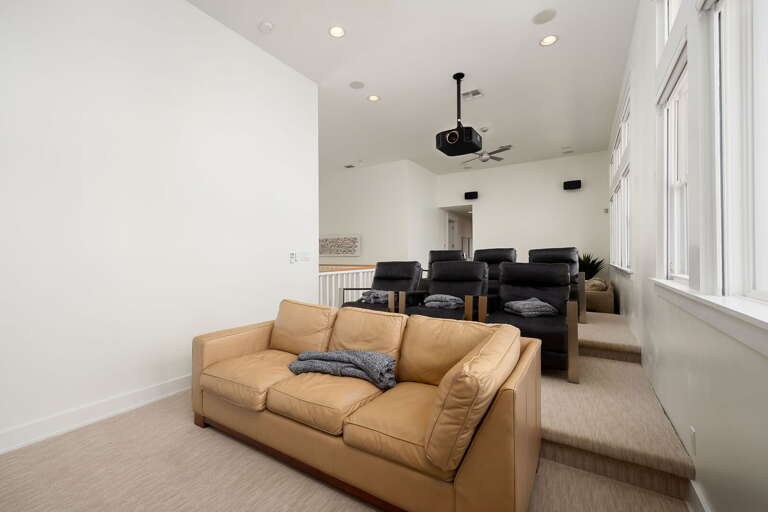 Get your snacks and popcorn ready! Sit back and relax on the sofa or your very own recliner