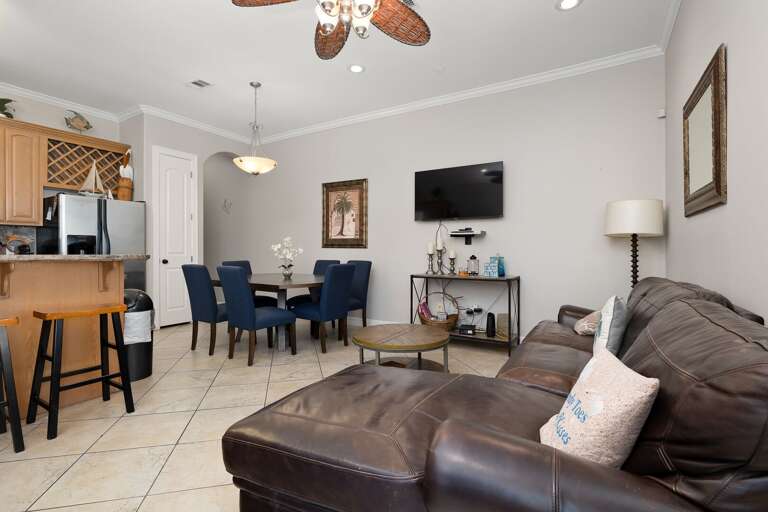 Open concept Living and Dining Area