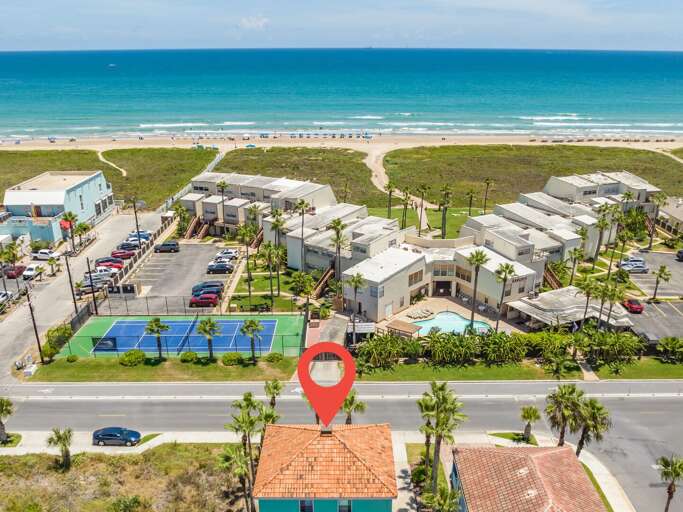 Just right across from the beach!