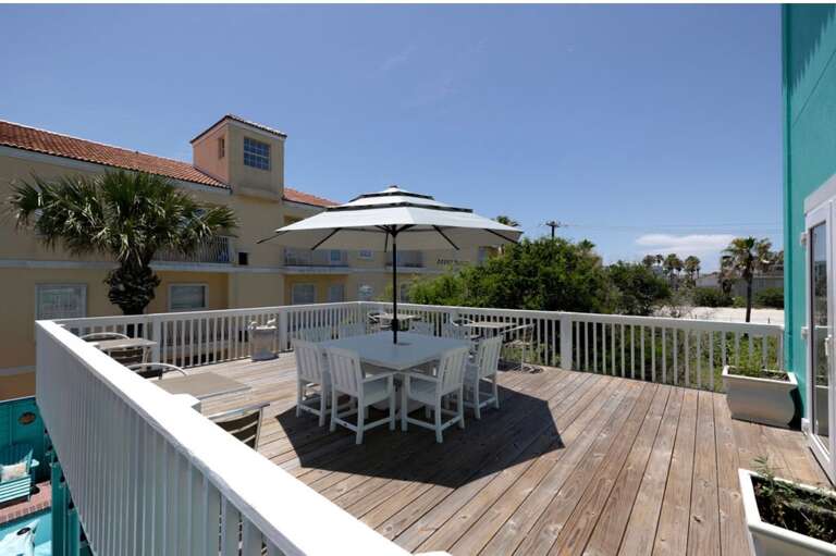 Perfect For Outdoor Dining, You Will Enjoy the HUGE 2nd Floor Patio, Day & Night