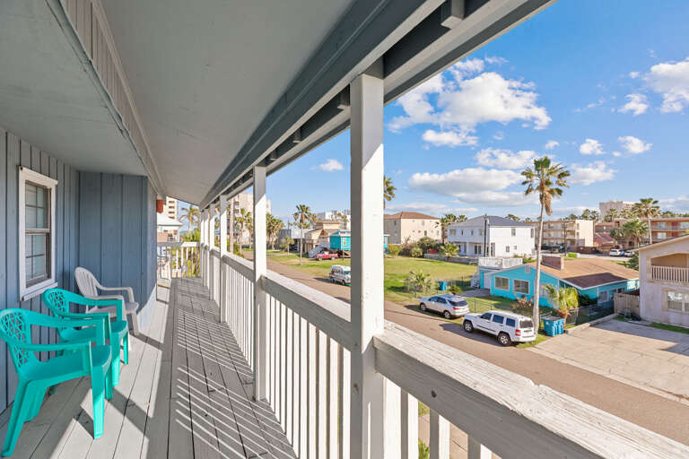 3rd Floor balcony facing Whiting St.