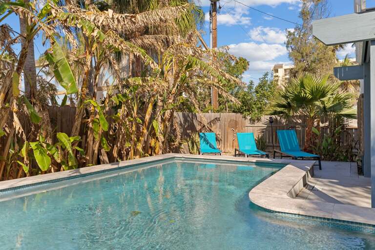 Sparkling private pool