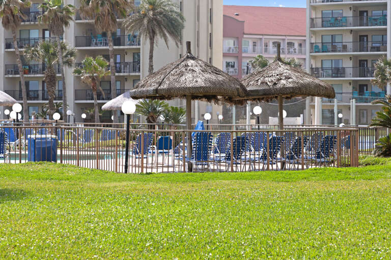 Resort style cabanas!