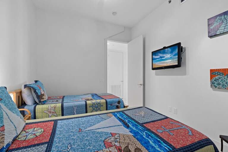 Guest Bedroom featuring two twin beds