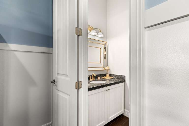 Half Bathroom by the Living Area in Unit 2