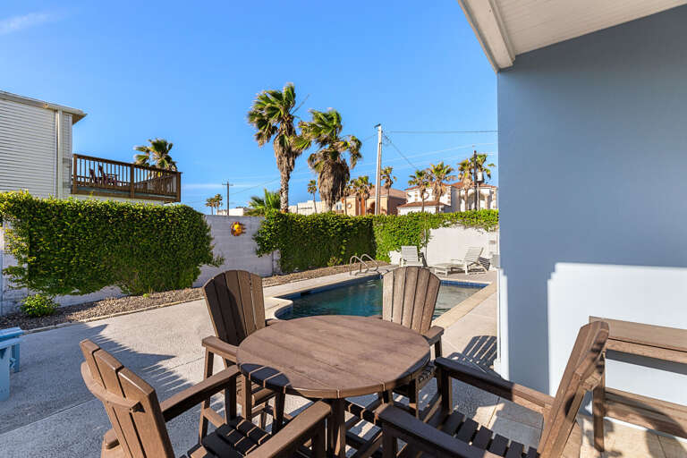 Enjoy the South Padre Island climate by your private pool area!
