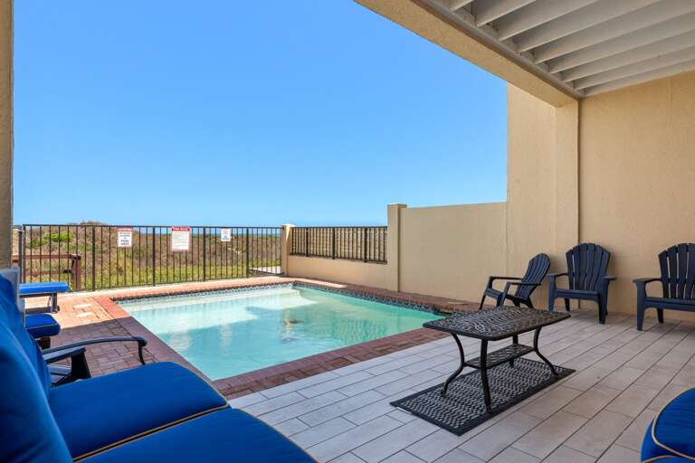 Beachfront sparkling pool area!
