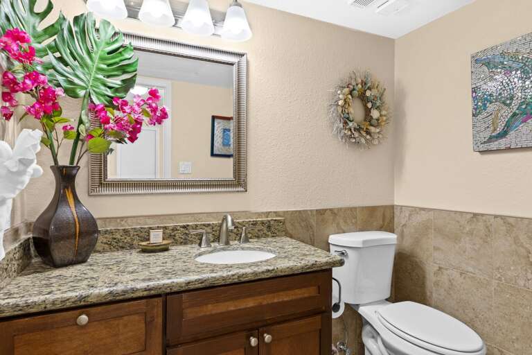 Half Bathroom located on the 1st level
