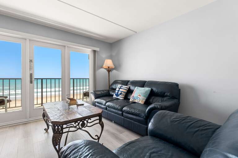 Living Area facing the water