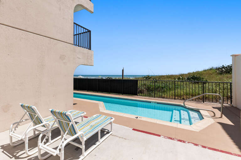 Lounge beachfront by the pool area!