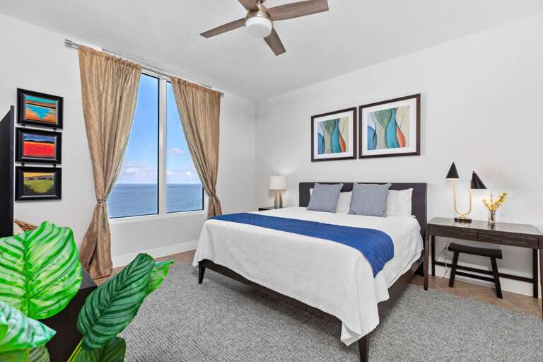 Master Bedroom with ocean views!