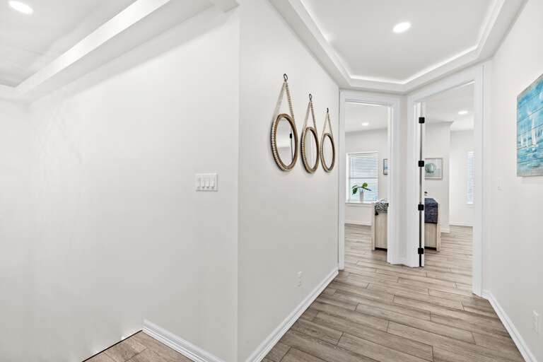 2nd floor landing, where you will find bedrooms 1 through 4.