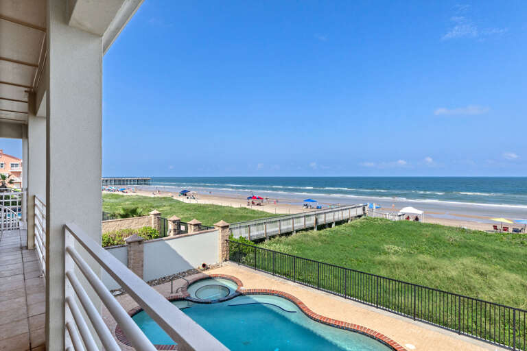 Panoramic views to the beautiful beaches of South Padre Island