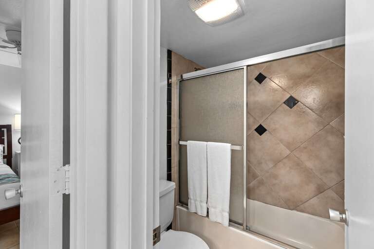 Guest Bathroom with shower and tub combination