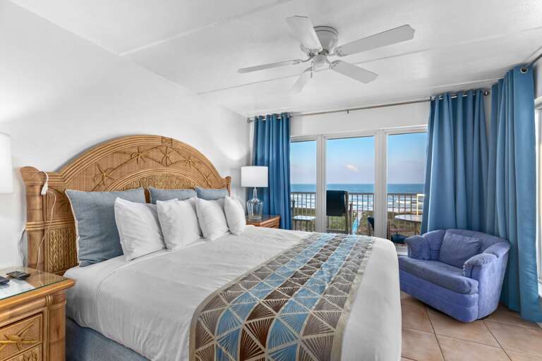 Master Bedroom with views towards the water