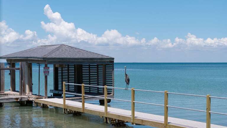 Guests are welcome to enjoy the pier at 222 W. Huisache for walking and relaxing. However, access to