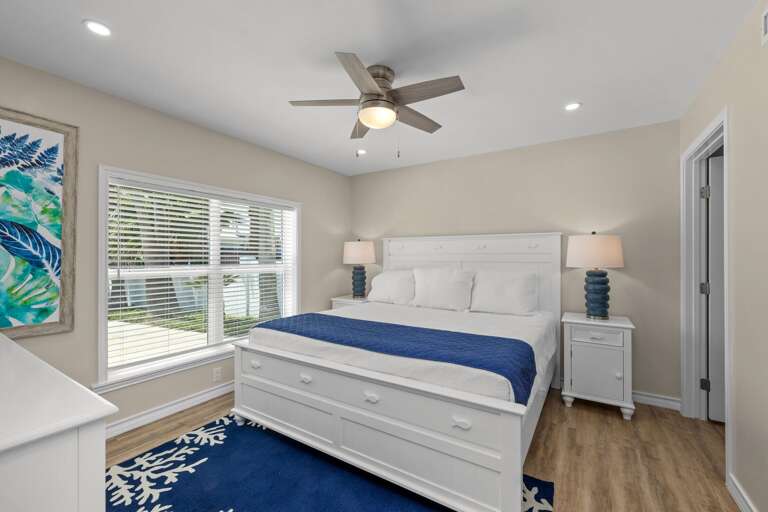 Guest Bedroom 2 features brand new King Bed