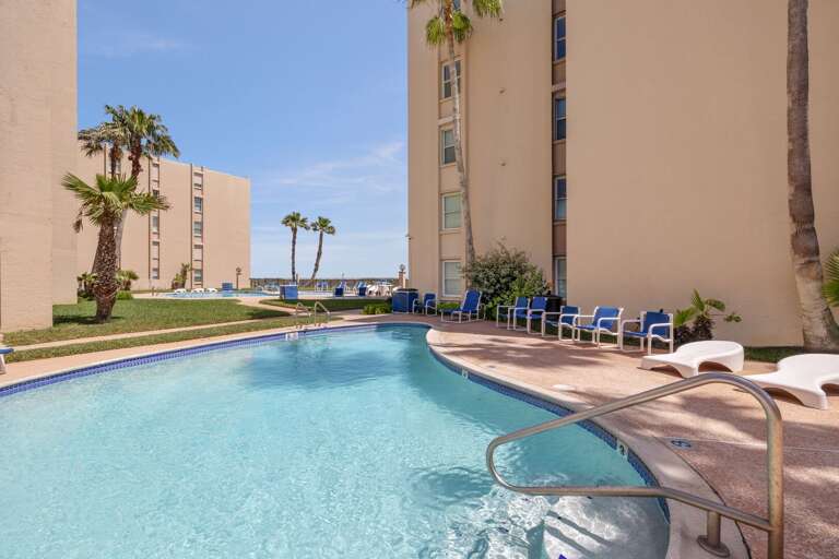 Two community sparkling pools!