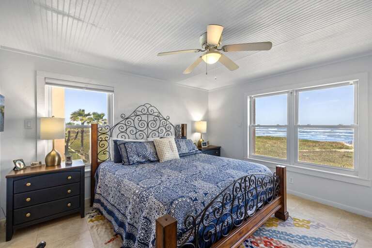 Master Bedroom with views to the ocean!