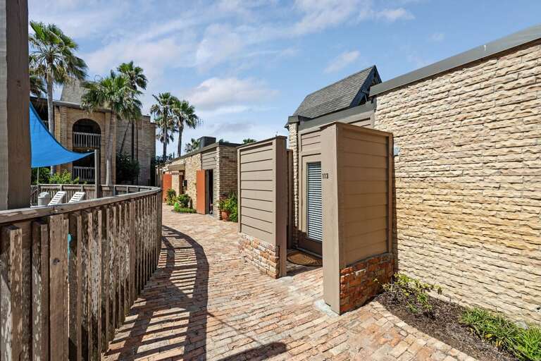Entrance to the condo, located directly next to the pool!