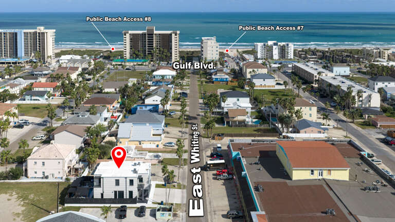 Prime location between Padre Blvd and Gulf Blvd, just a few minutes walk to the public beach accesses.