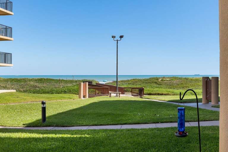 Beachfront complex with direct beach access within the community.