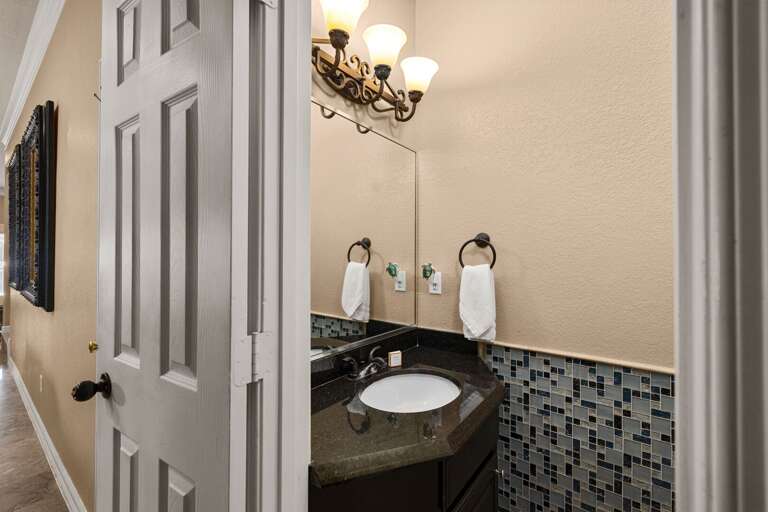Ground floor half bath