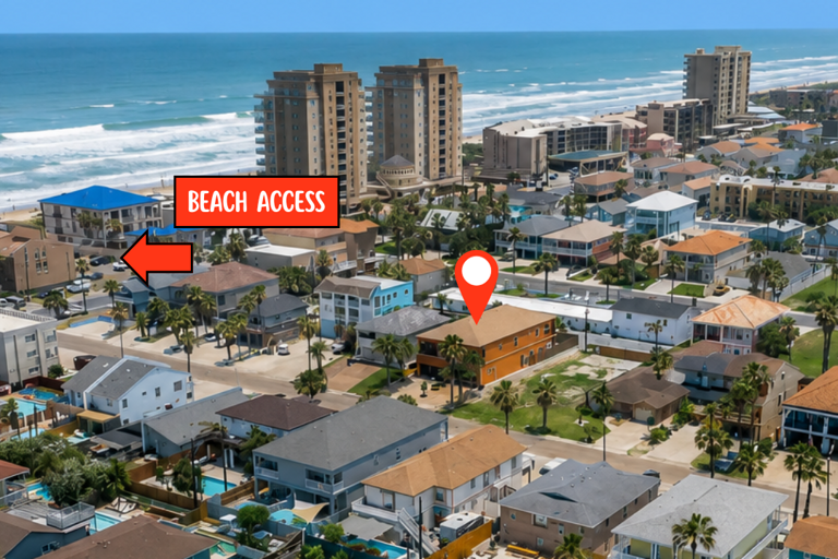 You'll be just a short 2 minute walk from the beach access.