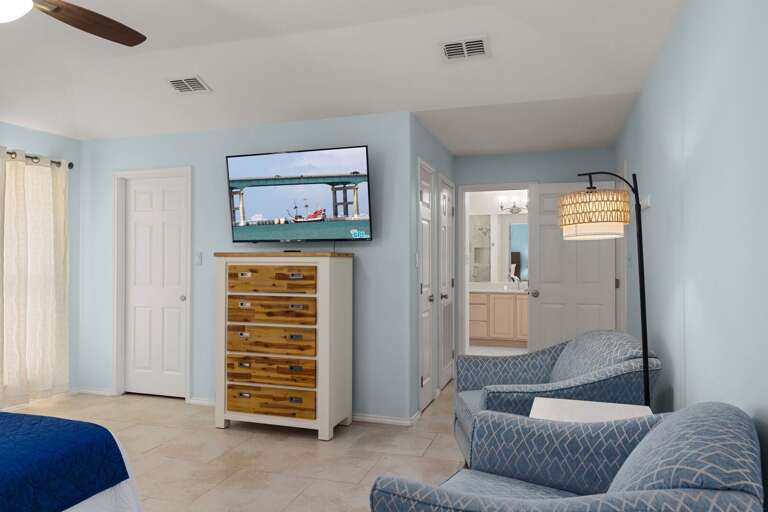 Designed for comfort, this king suite offers space to truly relax and unwind