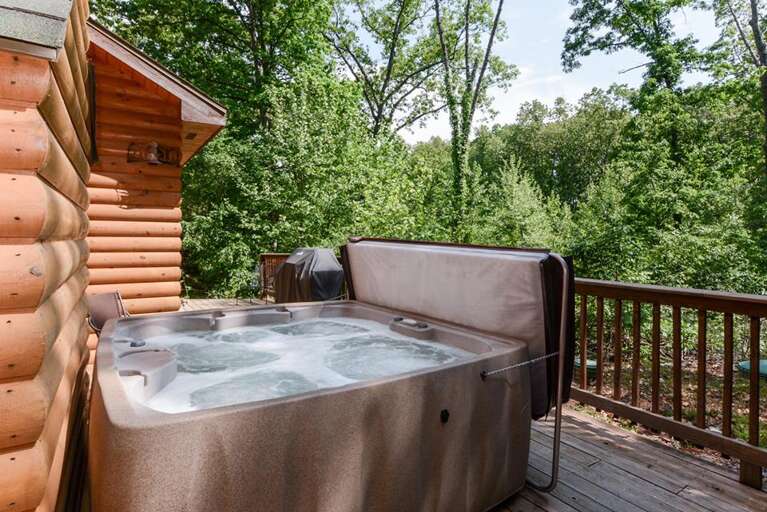 Enjoy your hot tub available 365 days a year