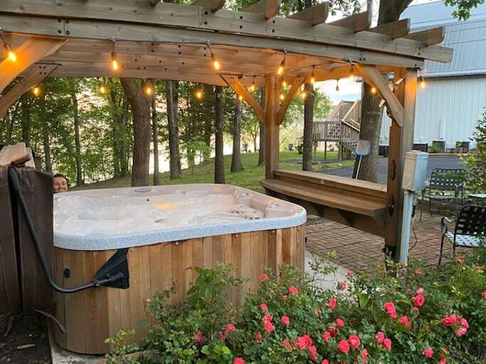 Community hot tub