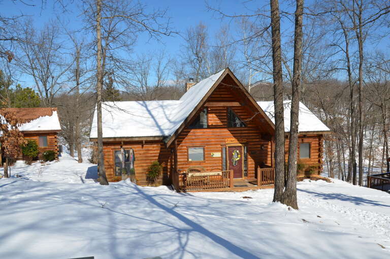 Enjoy the cabin in the winter