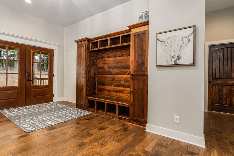 entrance storage for shoes, bags & coats