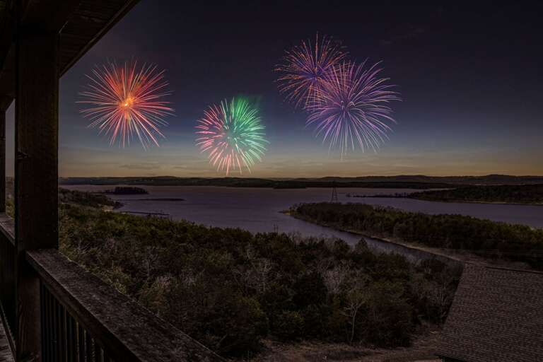 Watch the fireworks over Table Rock Lake!!