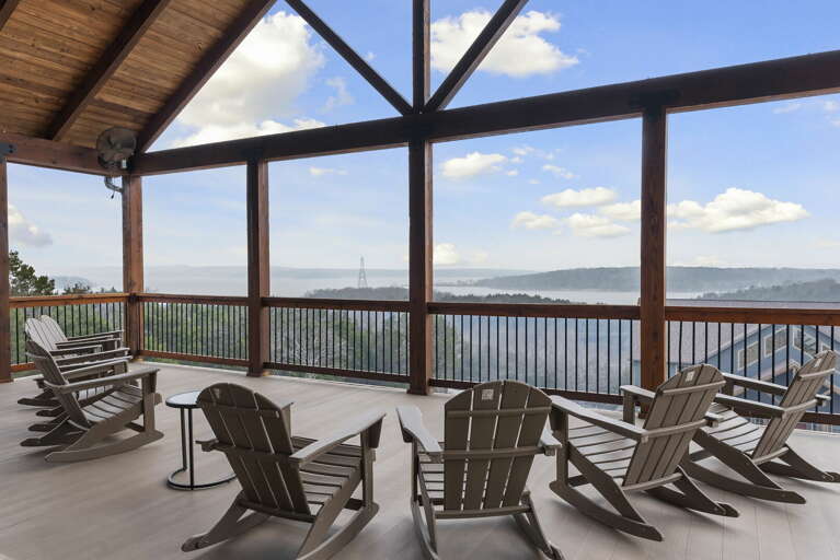 Watch the fog rise over the lake!