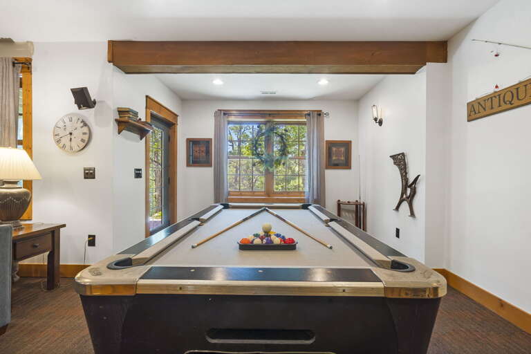 Interior Room With Pool Table And Decorative Items Interior Room With Pool Table And Decorative Items