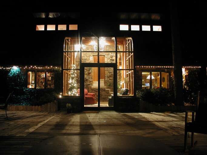 Especially beautiful at night!