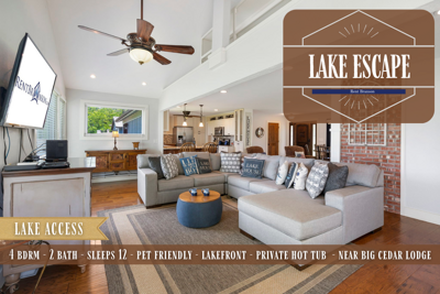 Lake Escape Lakefront Lodge at Red Bud Cove