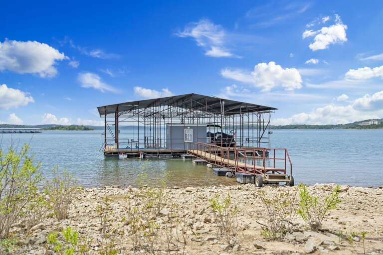 Swimming dock, not for boat use.