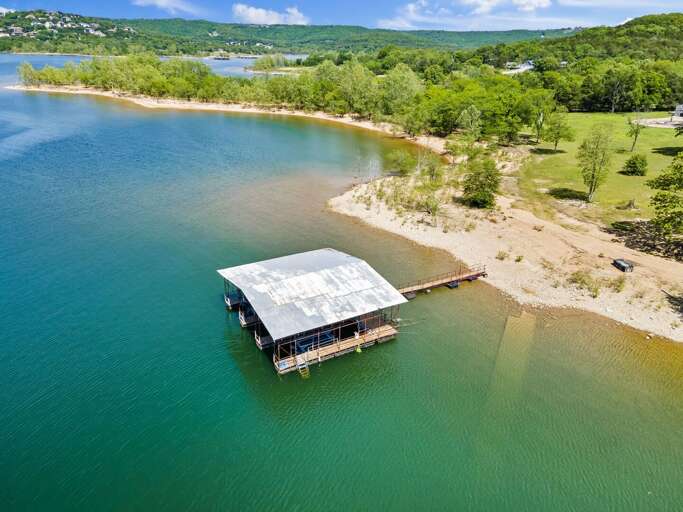 Swimming dock, not for boat use.