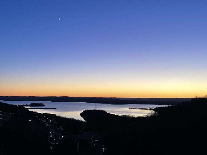 The perfect evening view!