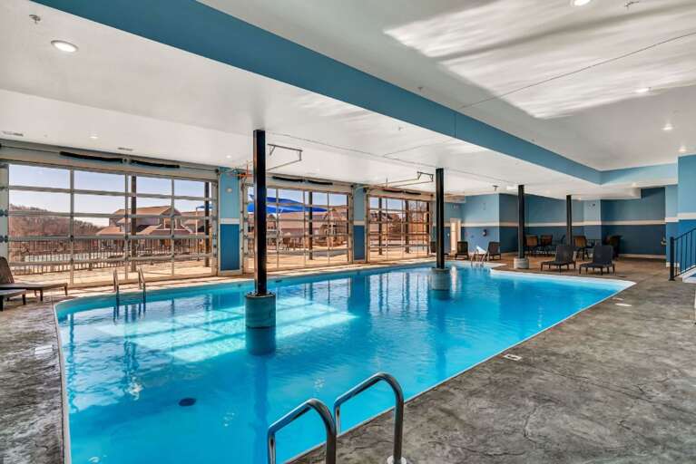 No winter blues here, come enjoy a great stay with an indoor pool!!