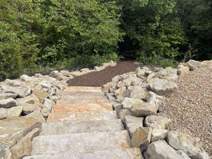 Path to Table Rock Lake
