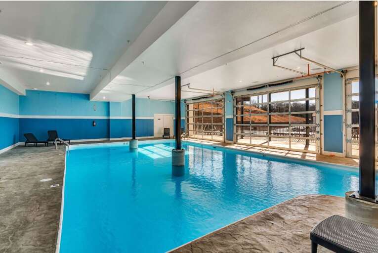 Dive in and enjoy a great swim all year long! at the community indoor pool!