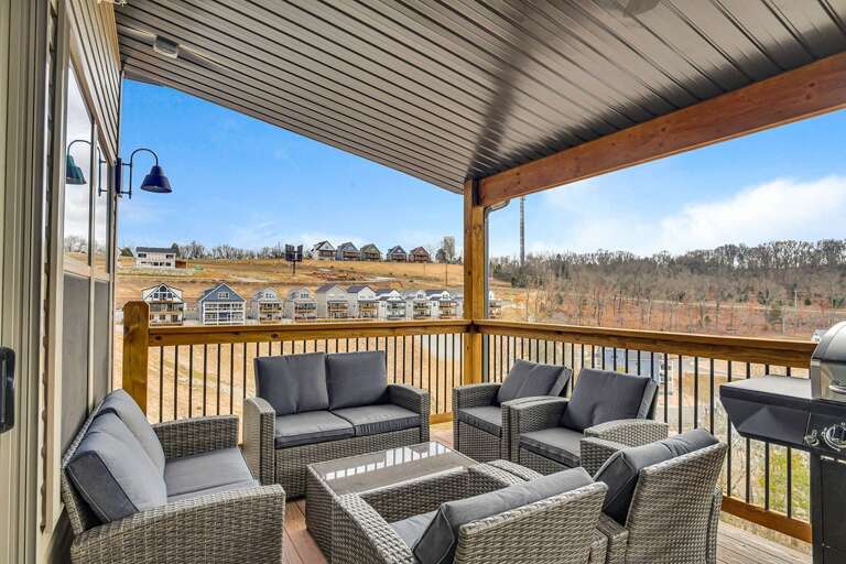 Plenty of outside seating