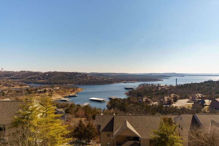 Lake View With Surrounding Residential Area