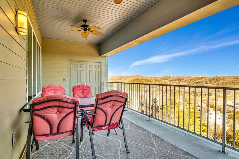 Balcony With Seating Overlooking Landscape