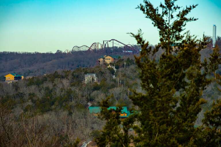 View of Silver Dollar City from the deck!!