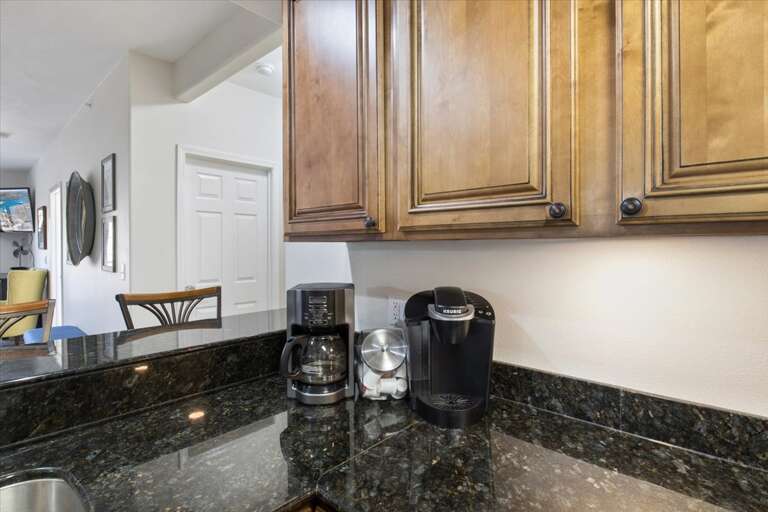 Regular coffee pot plus a Keurig